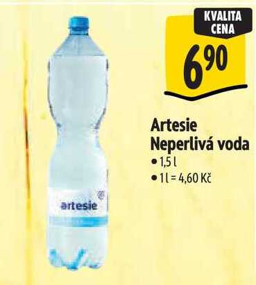 Artesie Neperlivá voda, 1,5 l