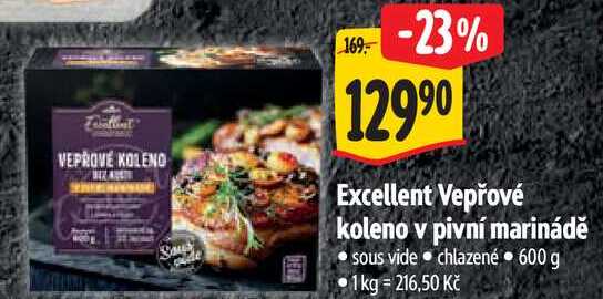 Excellent Vepřové koleno v pivní marinádě, 600 g
