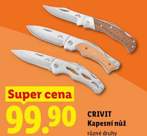 CRIVIT Kapesní nůž