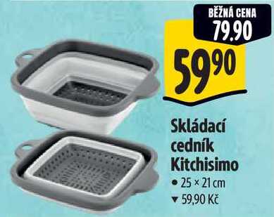 Skládací cedník Kitchisimo