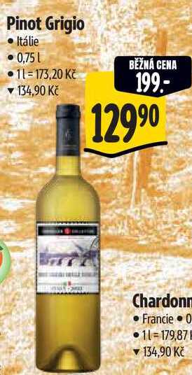 Pinot Grigio, 0,75 l