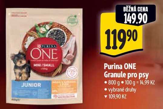 Purina ONE Granule pro psy, 800 g