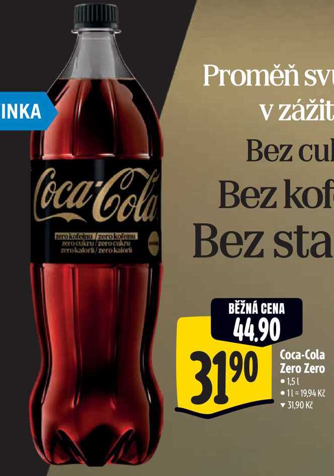 Coca-Cola Zero Zero, 1,5 l