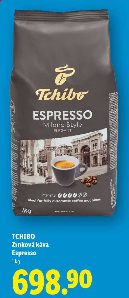 TCHIBO Zrnková káva Espresso, 1 kg