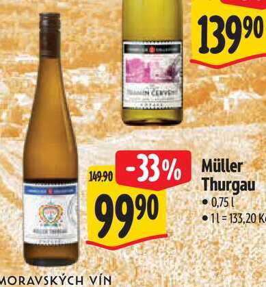  Müller Thurgau 0,75 l