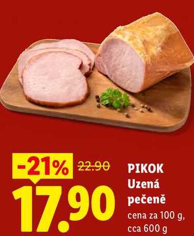 PIKOK Uzená pečeně, cena za 100 g