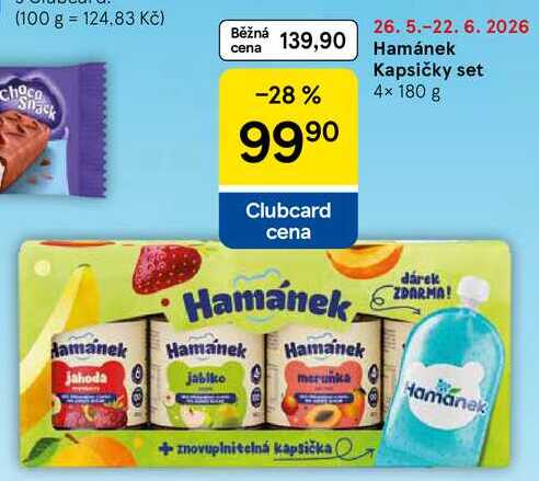 Hamánek Kapsičky set, 4× 180 g