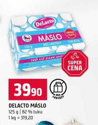 DELACTO MÁSLO 125 g 82% tuku