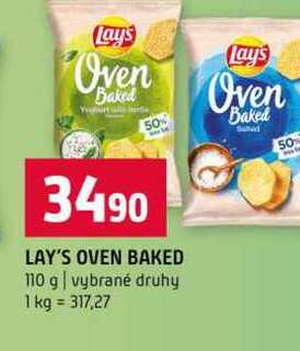Lay's Oven Baked 110 g vybrané druhy 