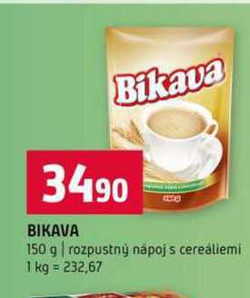 BIKAVA 150 g rozpustný nápoj s cereáliemi