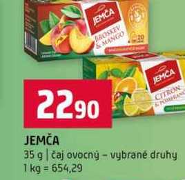 JEMČA 35 g čaj ovocný vybrané druhy
