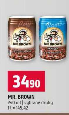 MR. BROWN 240 ml vybrané druhy