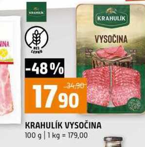KRAHULÍK VYSOČINA 100 g