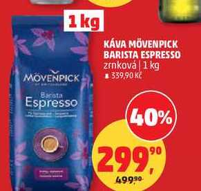 KÁVA MÖVENPICK BARISTA ESPRESSO zrnková, 1 kg