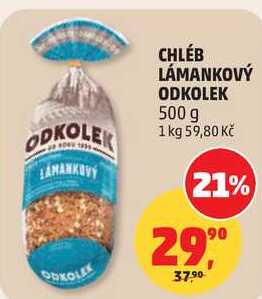 CHLÉB LÁMANKOVÝ ODKOLEK, 500 g