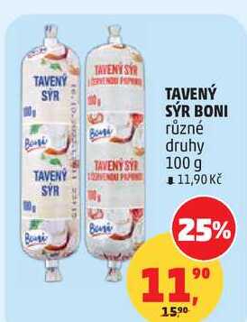 TAVENÝ SÝR BONI různé druhy, 100 g