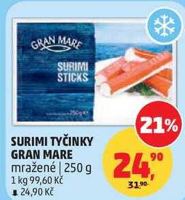 SURIMI TYČINKY GRAN MARE mražené, 250g