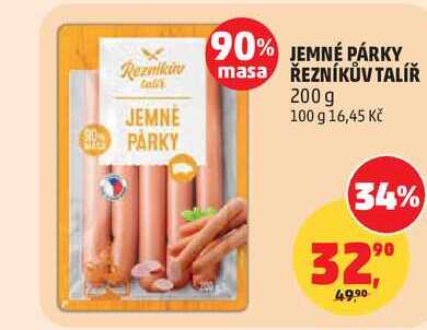 JEMNÉ PÁRKY ŘEZNÍKŮV TALÍŘ, 200 g