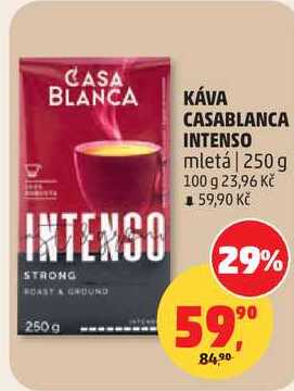 KÁVA CASABLANCA INTENSO mletá, 250 g