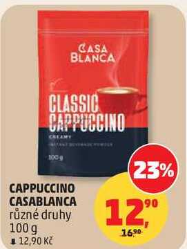 CAPPUCCINO CASABLANCA různé druhy, 100 g