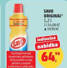 SAVO ORIGINAL, 1,2 l