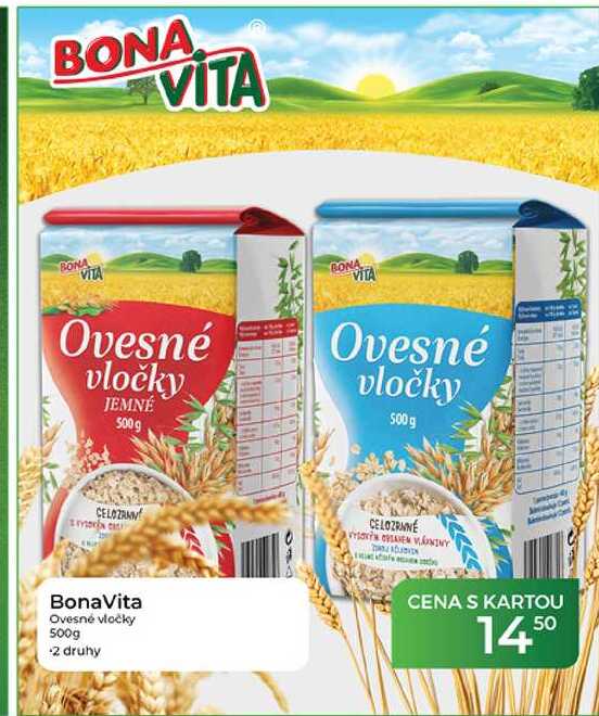 Bona Vita Ovesné vločky 500g  