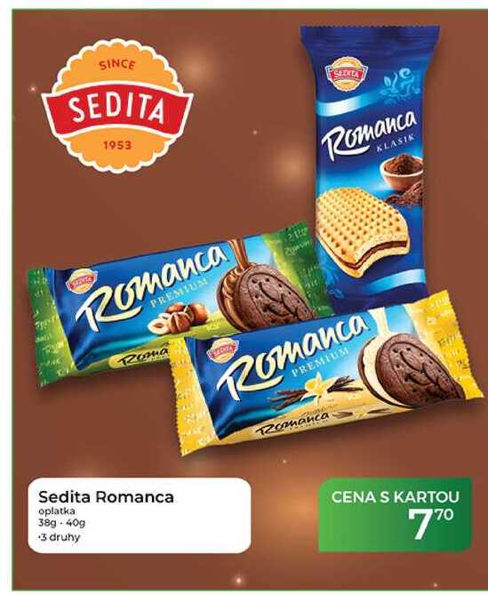 Sedita Romanca oplatka 38g-40g