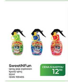 SweetNFun spray pop explosion kyselý sprej 50 ml