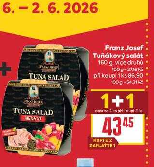 Franz Josef Tuňákový salát 160 g