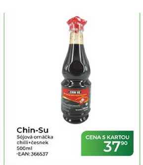 Chin-Su Sójová omáčka chilli česnek 500ml