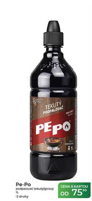 Pe-Po podpalovač tekuty/gelový 1 L