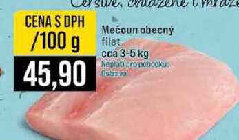 Mecoun obecný filet. cca 3-5 kg 100g
