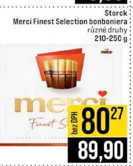 Storck Merci Finest Selection bonboniera různé druhy 210-250 g