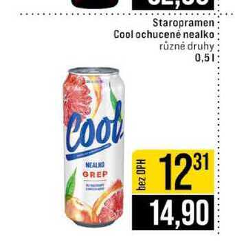Staropramen Cool ochucené nealko různé druhy 0,5l