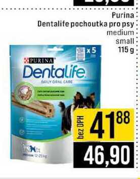 Purina Dentalife pochoutka pro psy small 115 g