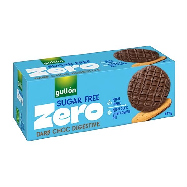 Gullón Dark Choc Digestive polomáčené sušenky bez přidaného cukru