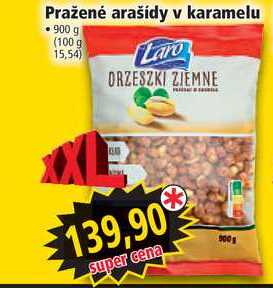 Pražené arašídy v karamelu, 900 g