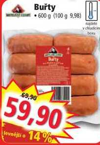 Buřty, 600 g