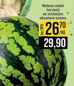 Meloun vodní červený se sníženým obsahem semen 1kg