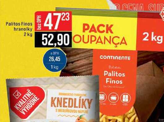 Palitos Finos hranolky 2 kg 