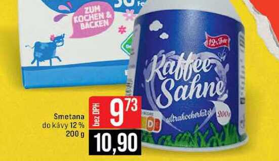 Smetana do kávy 12 % 200 g 