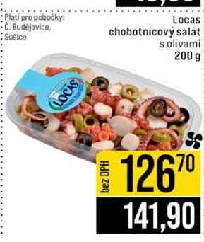 Locas chobotnicový salát s olivami 200 g 