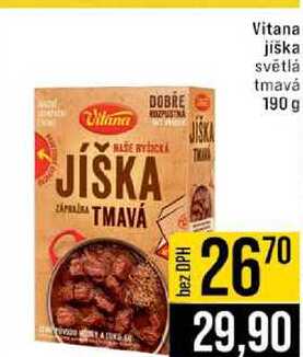 Vitana jiška světlá tmavá 190 g 