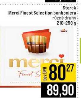 Storck Merci Finest Selection bonboniera různé druhy 210-250 g