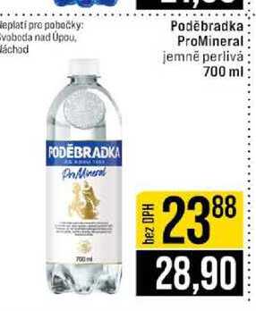 Poděbradka ProMineral jemně perlivá 700 ml