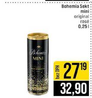 Bohemia Sekt mini original rosé 0,25l
