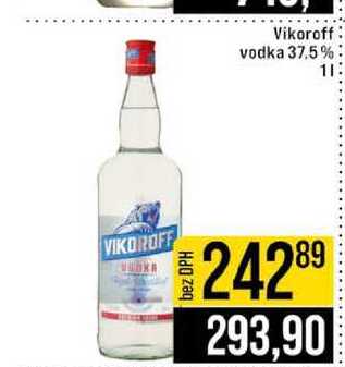 Vikoroff vodka 37.5% 1l