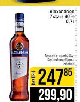 Alexandrion 7 stars 40% 0,7l