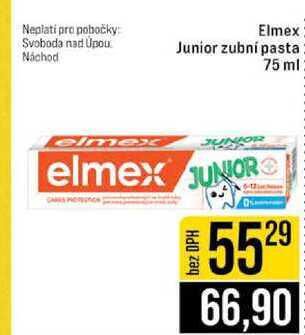 Elmex Junior zubní pasta 75 ml 