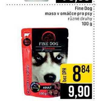 Fine Dog maso v omáčce pro psy různé druhy 100 g 